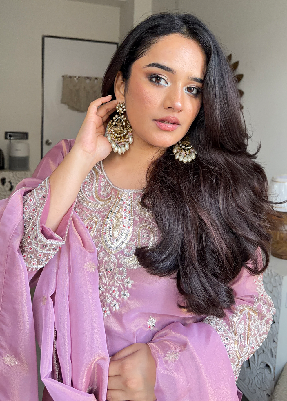 Gulnaar Zardozi Sharara Set