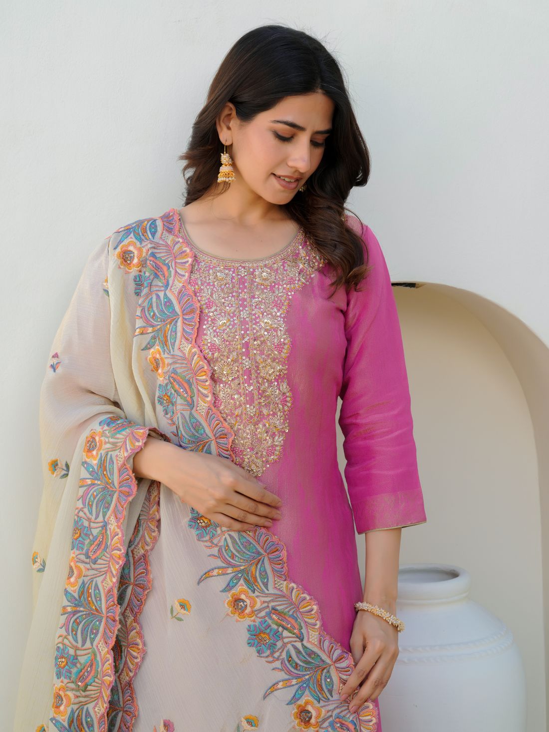 Pari - Dusty Pink Suit Set