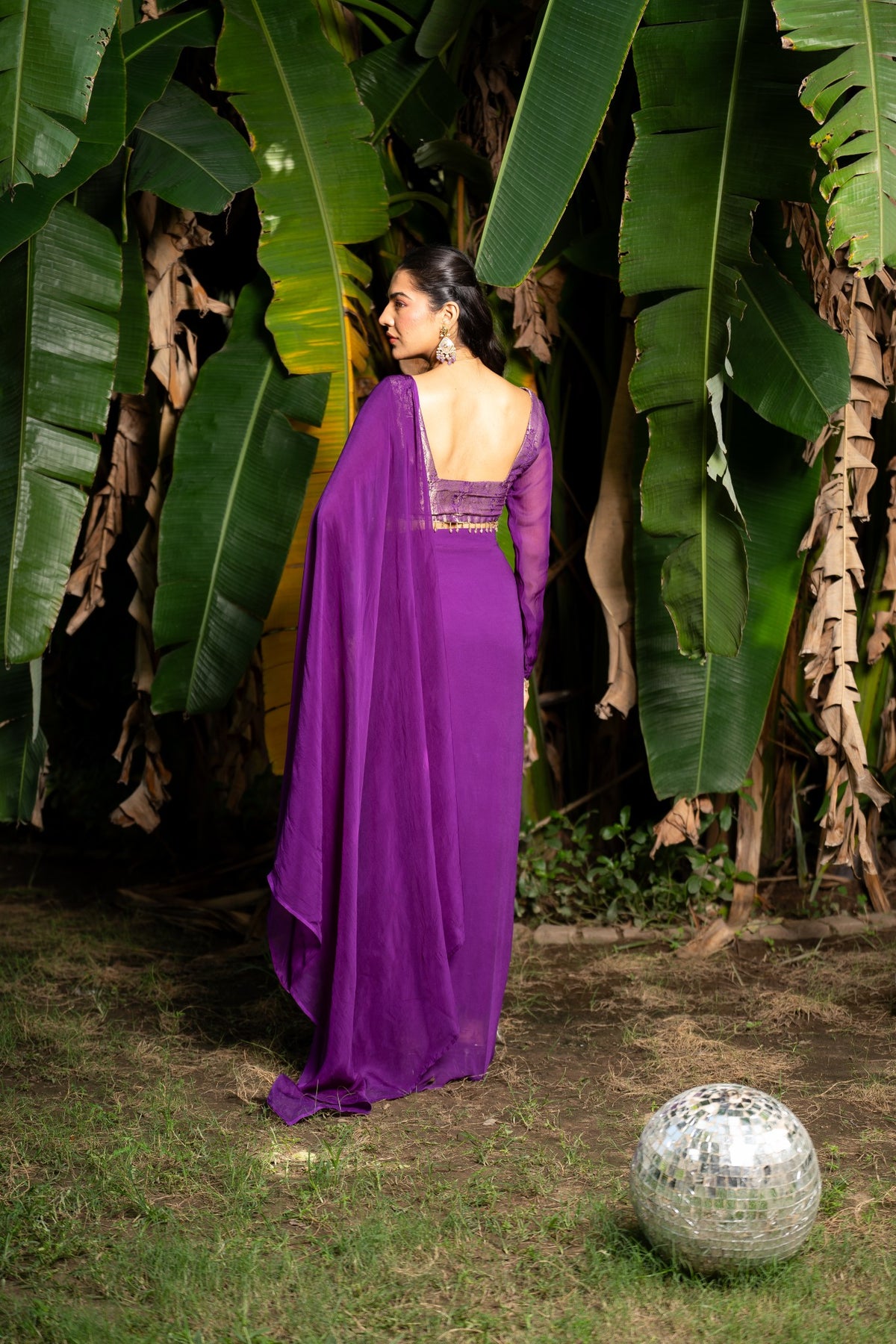 Mystic Jade Drape Saree