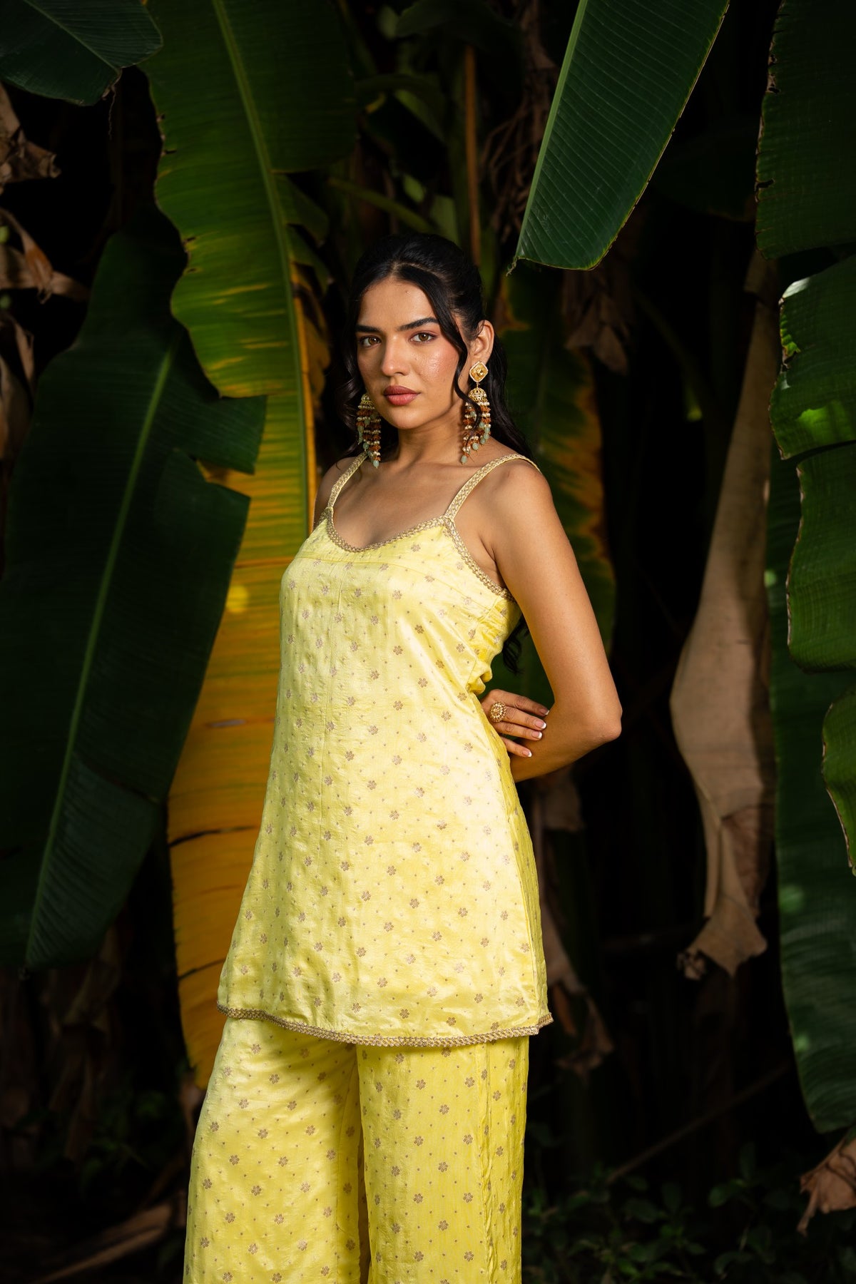 Sunshine Short kurti Pallazo Set