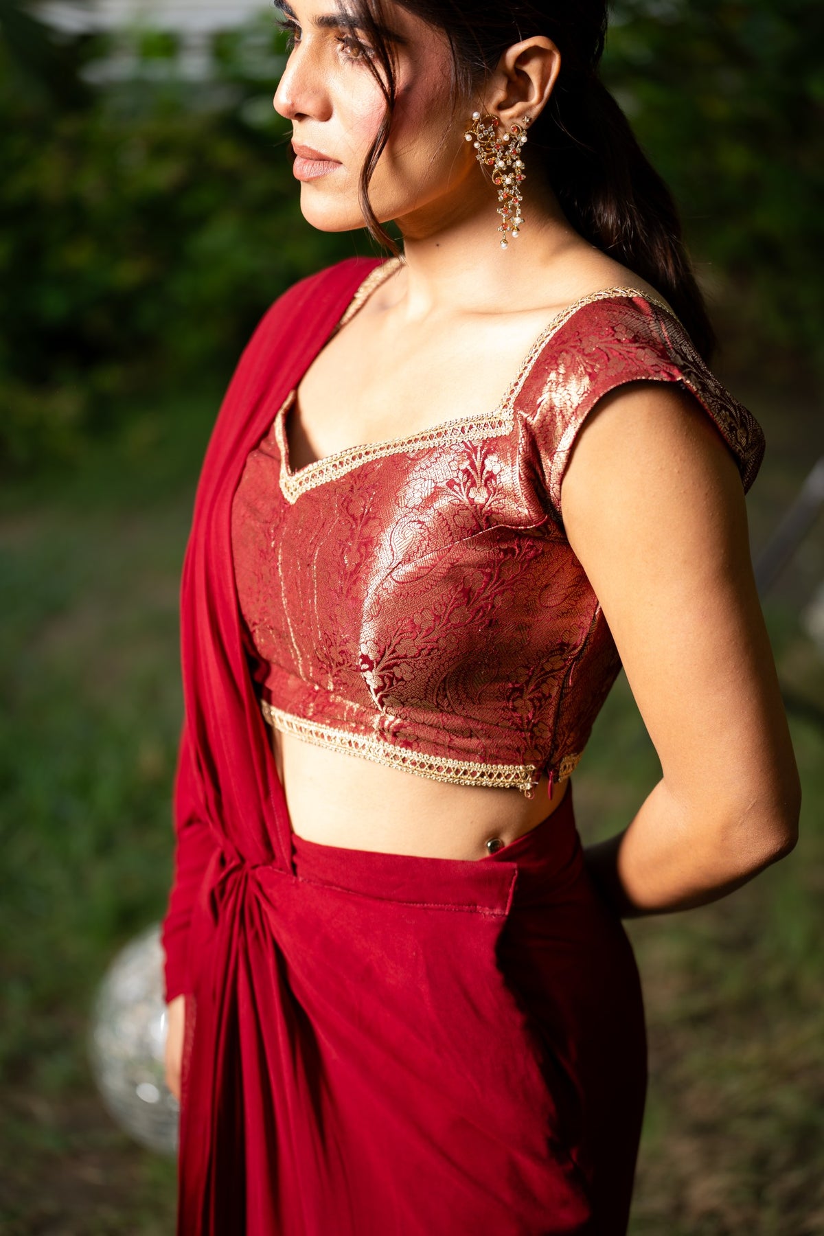 Diva Drape Saree Set