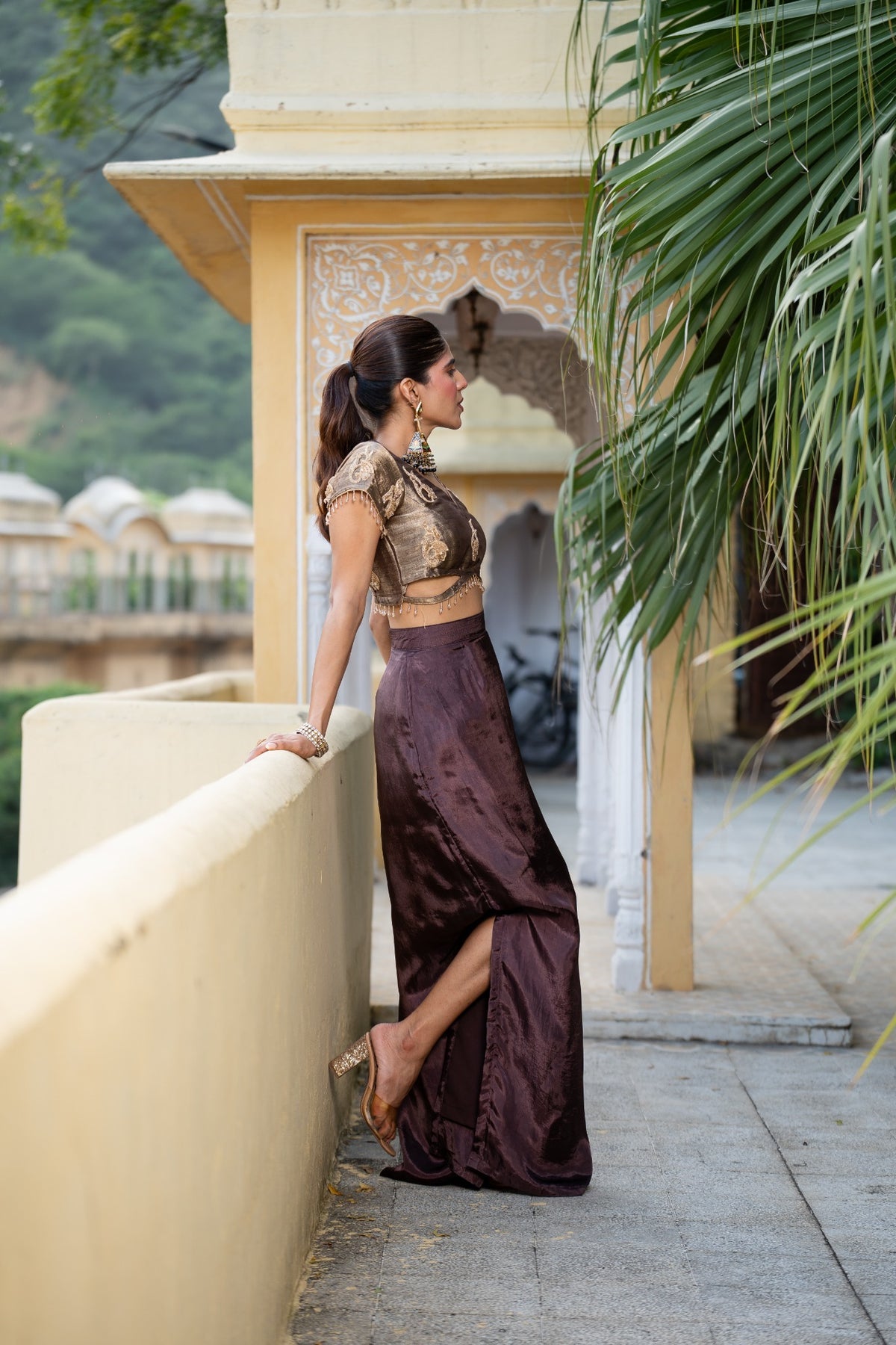 Earthy Skirt Set